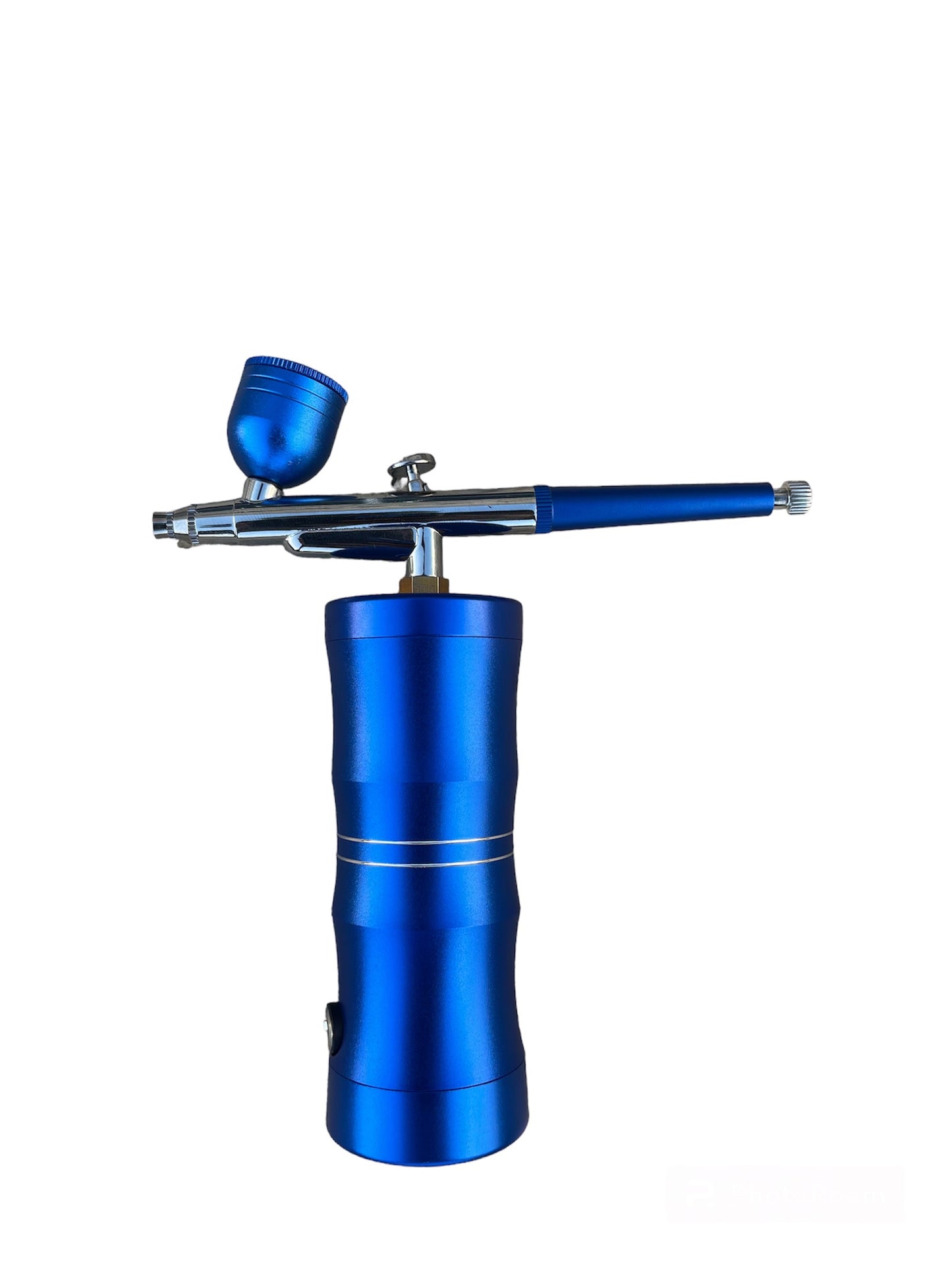 Blue airbrush compressor