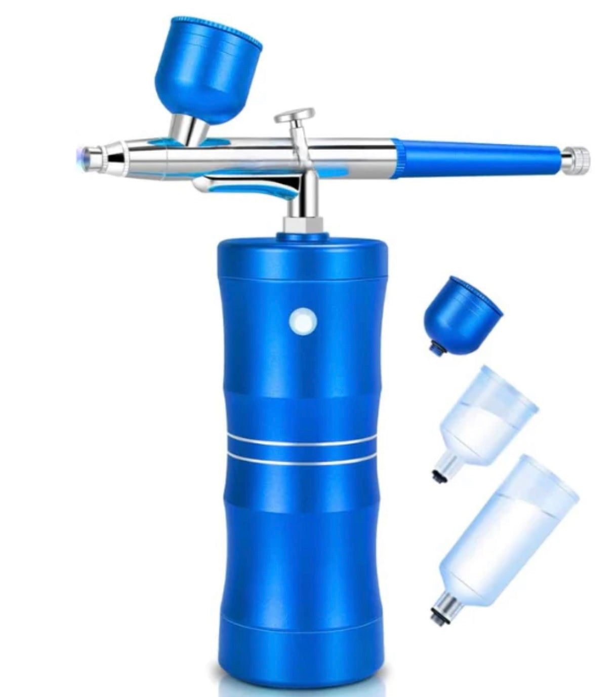 Blue airbrush compressor
