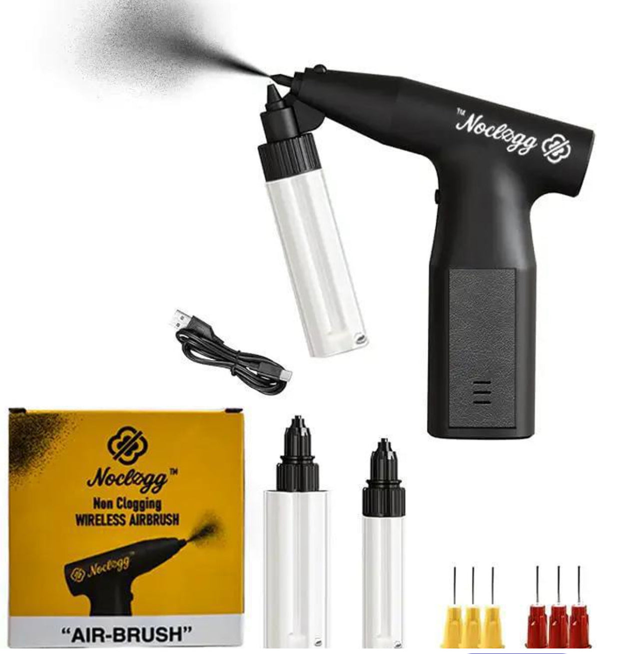 No Clogg wireless airbrush