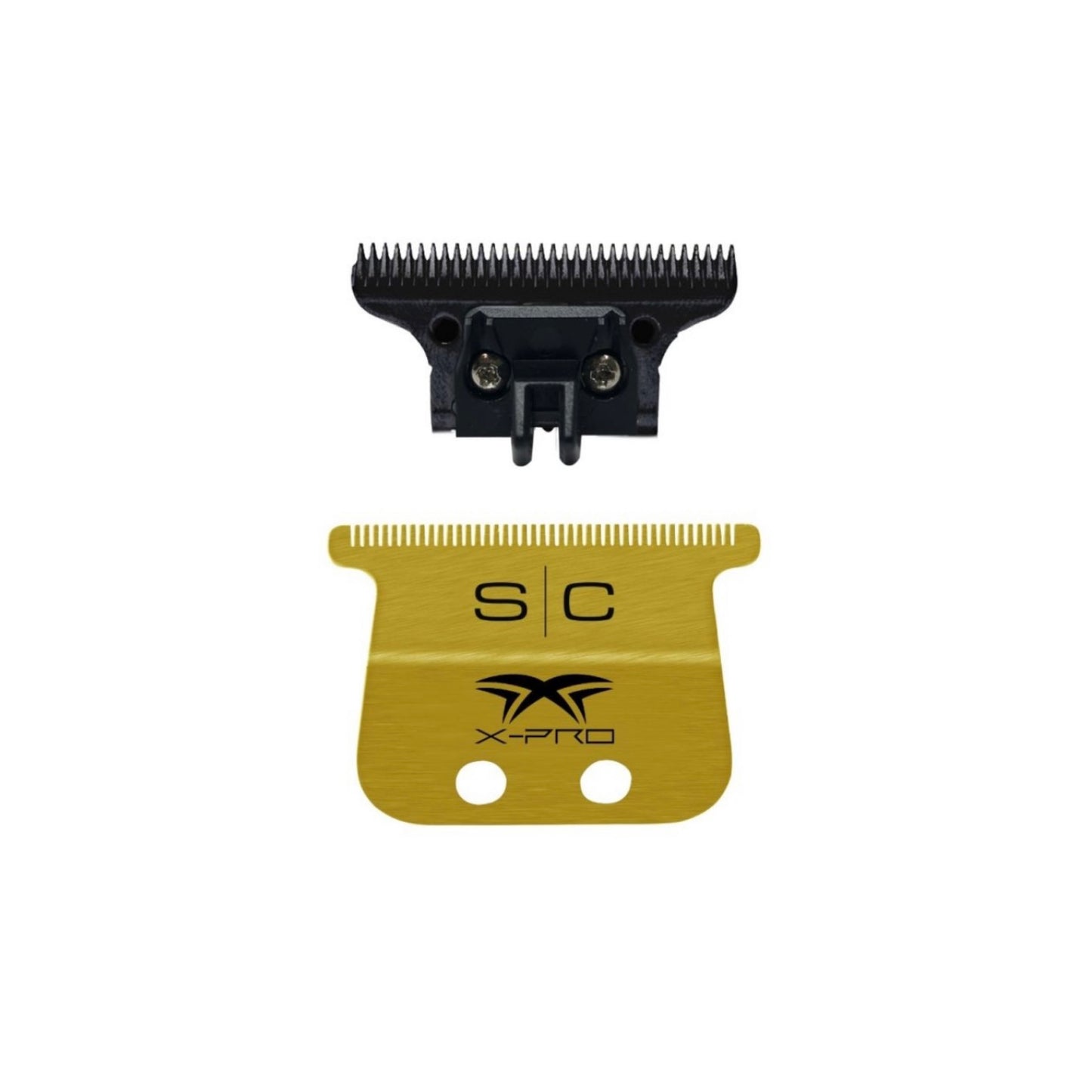 StyleCraft Wide Gold X-Pro Fixed Replacement Trimmer Blade w/DLC Deep Tooth Cutter