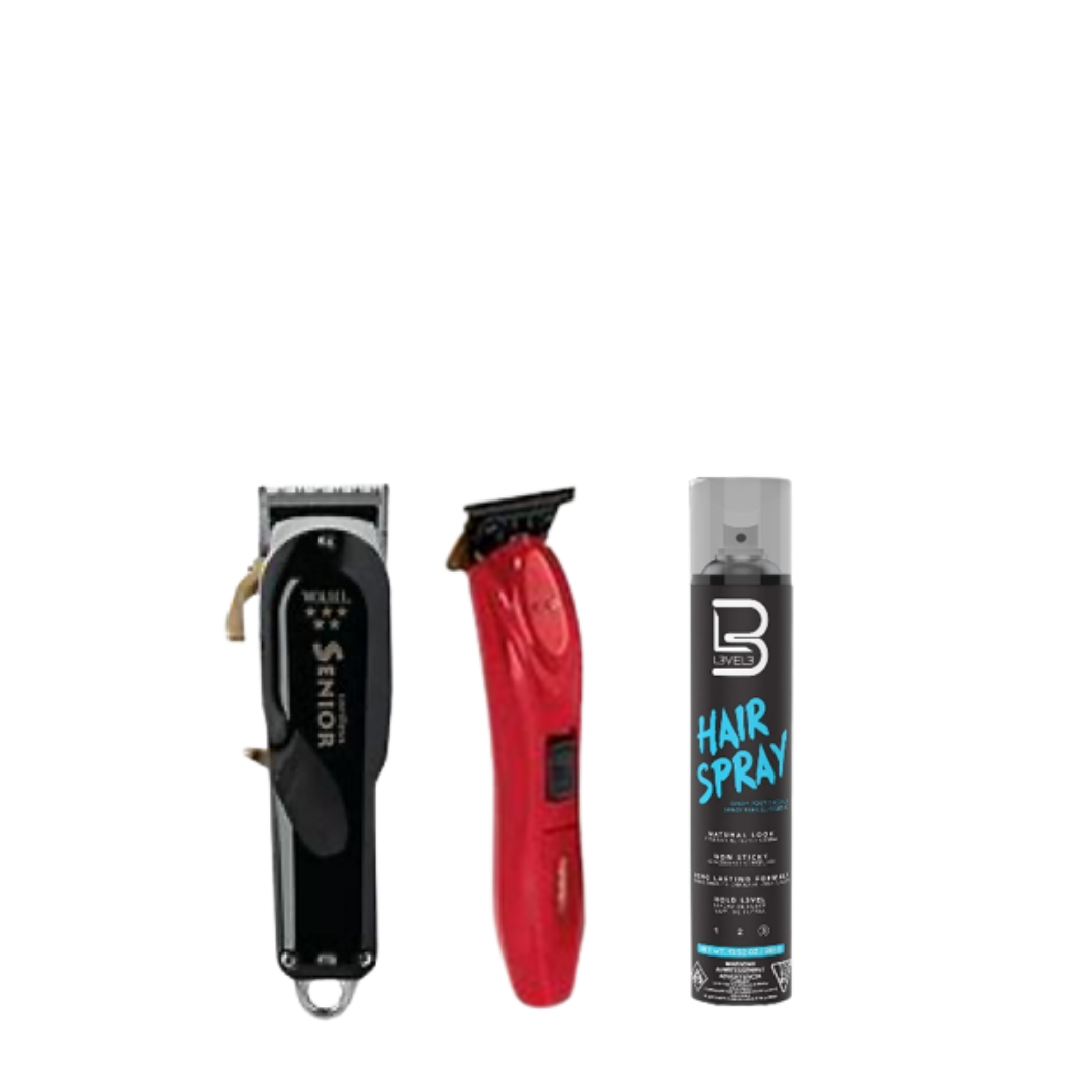 WAHL CORDLESS SENIORS, FX3 TRIMMER, FREE LEVEL 3 HAIR SPRAY