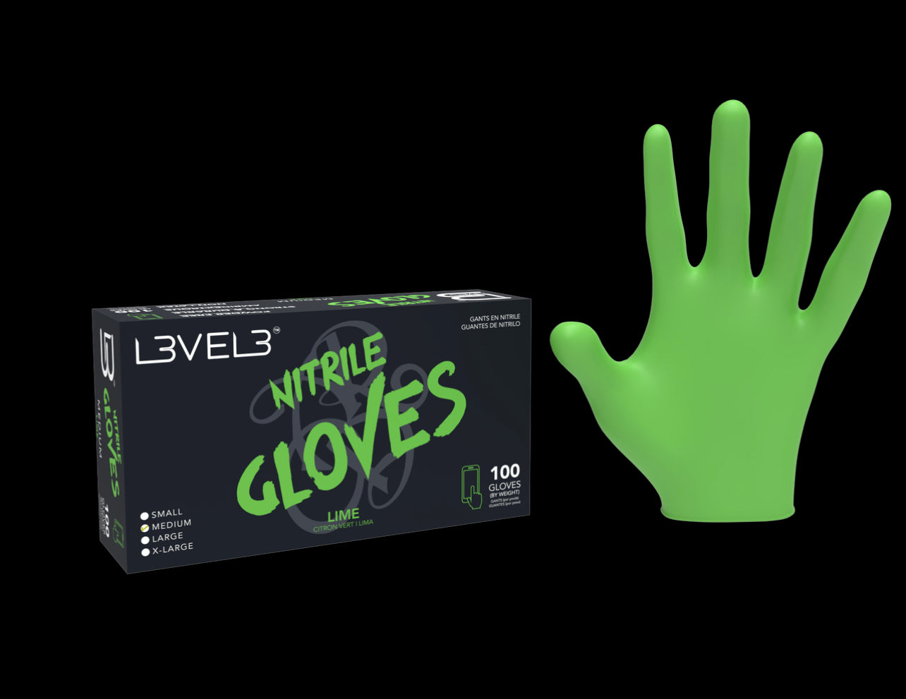 NITRILE GLOVES - 100 PACK