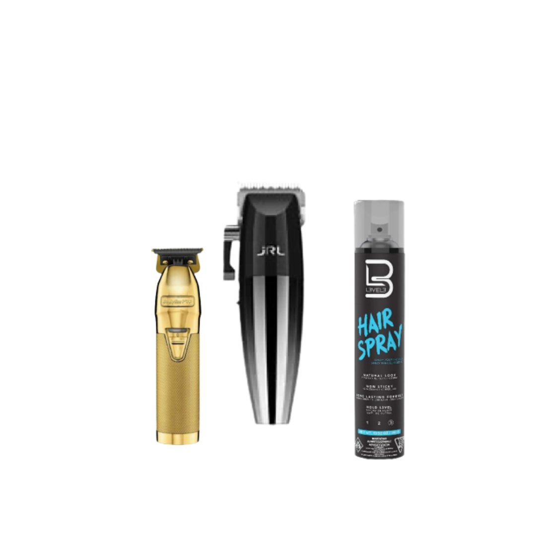 JRL 2020C CORDLESS CLIPPER, FX TRIMMER, FREE LEVEL 3 HAIR SPRAY