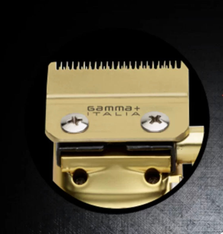 GAMMA+ GOLDEN GUN CORDLESS CLIPPER WITH 9V MAGNETIC MICROCHIPPED MOTOR – Collector’s Edition