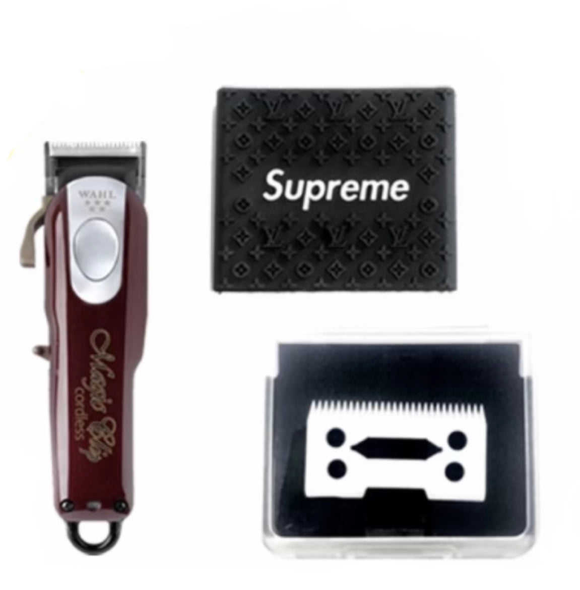 Supreme LV 3 in 1 Clipper Grips - White - Barber Accessories