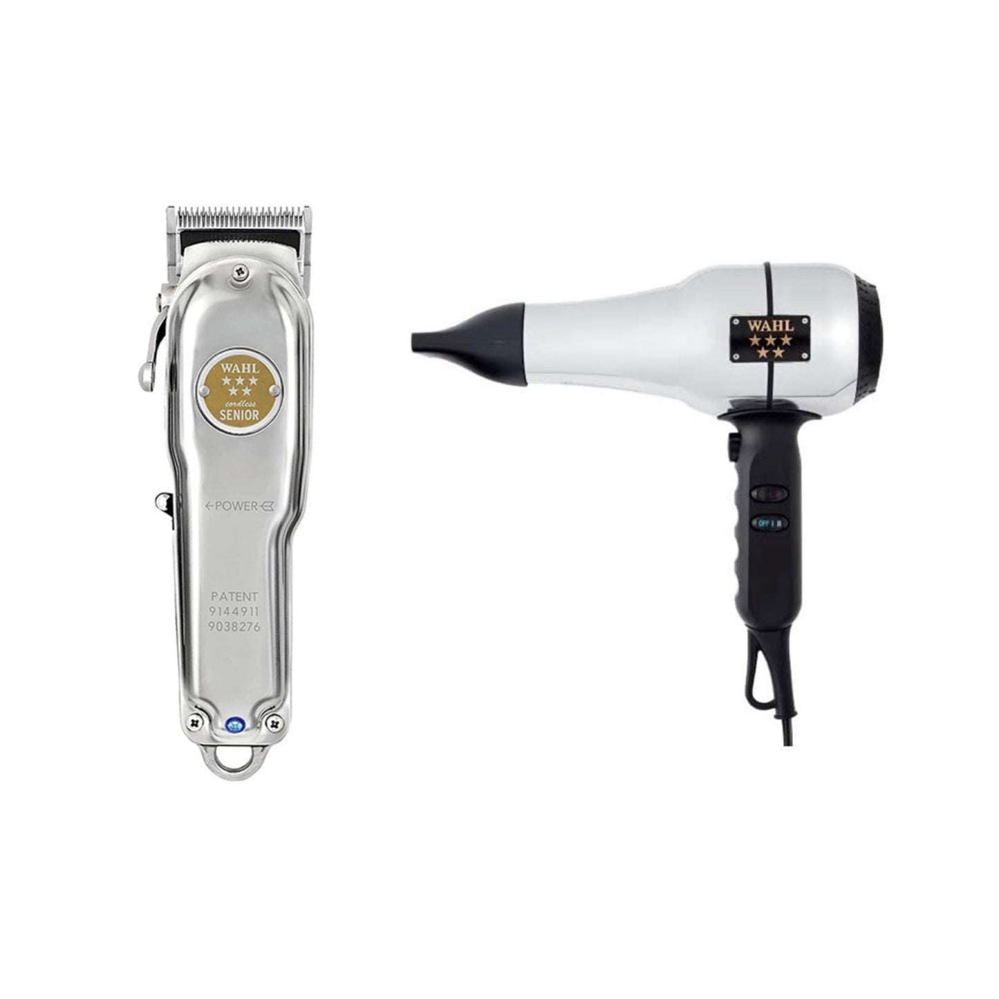 Wahl 5 Star Senior Metal Cordless Clipper and Wahl Barber Dryer Bundle Deal