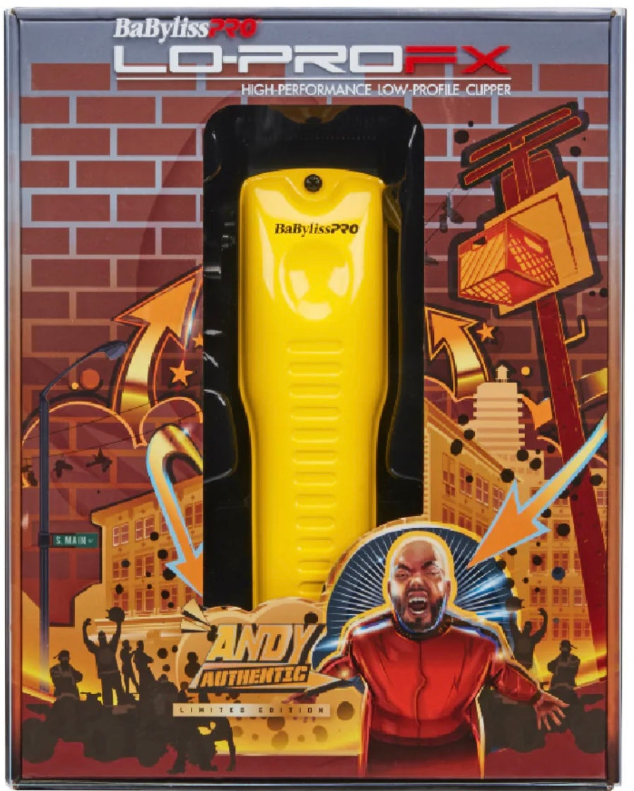 Babyliss Lo-PRO FX Cordless Clipper Limited Edition Influencer Collection - Andy Authentic