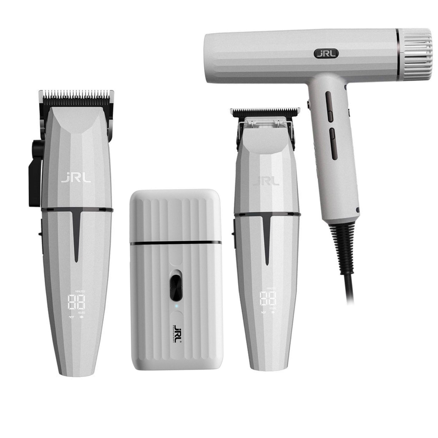 JRL PROFESSIONAL GHOST #3 CORDLESS COMBO CLIPPER, TRIMMER , SHAVER & BLOWER DRYER