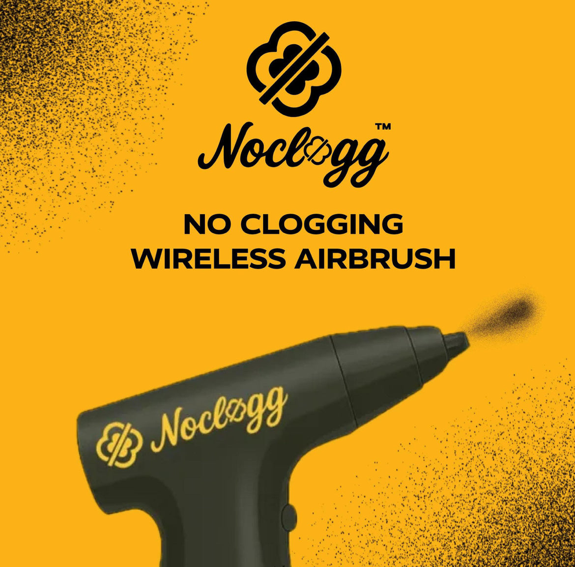 No Clogg wireless airbrush