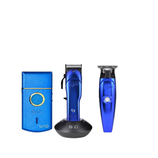 S/C ALPHA CLIPPER, S/C HITTER TRIMMER, BLUE S/C UNO SHAVER