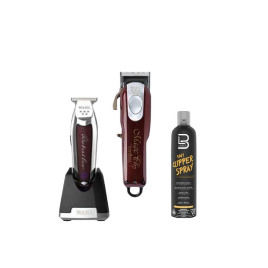 WAHL CORDLESS MAGIC CLIP, WAHL CORDLESS DETAILER LI, LEVEL 3 DISINFECTANT