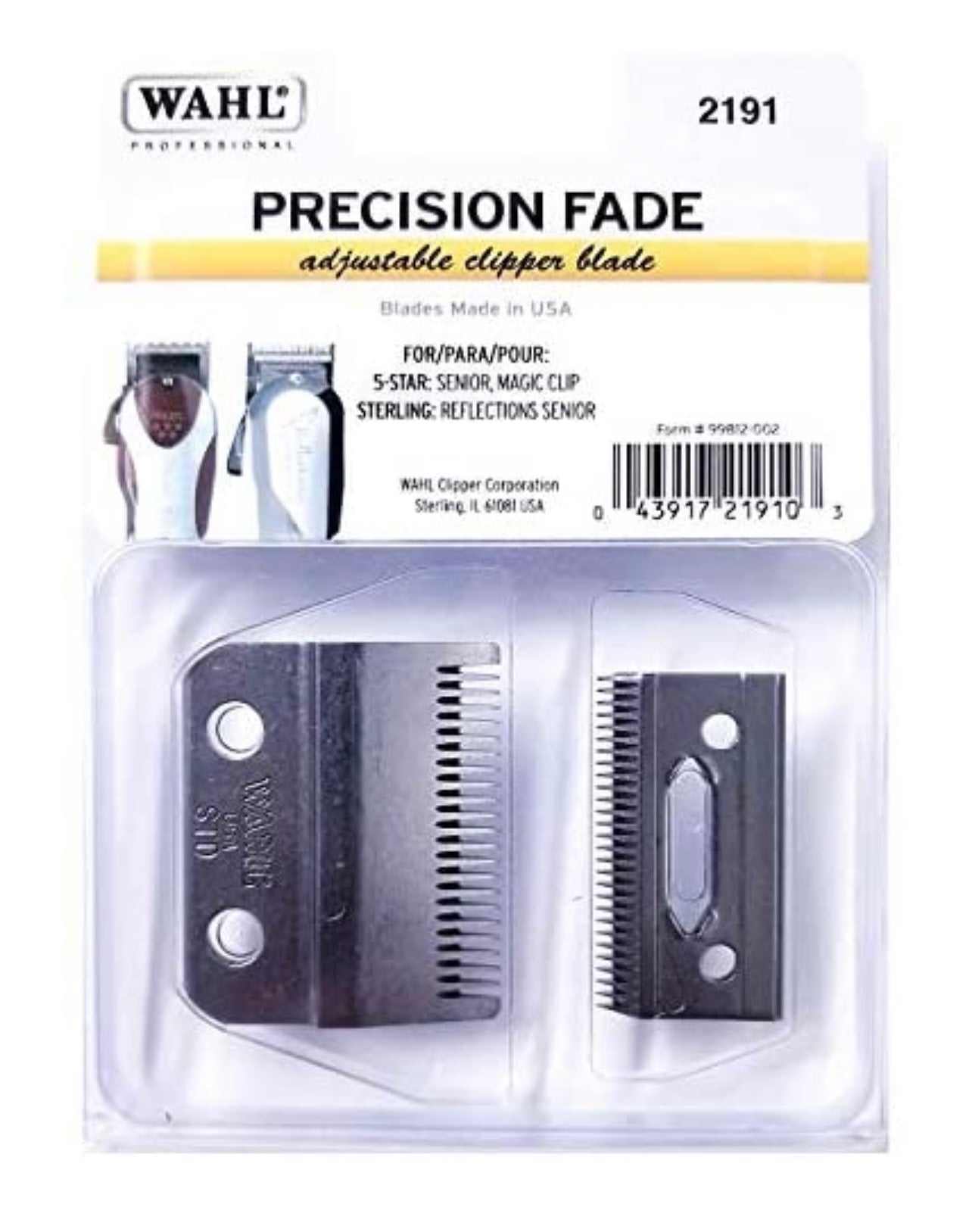 Wahl Precision Fade Blade 2191